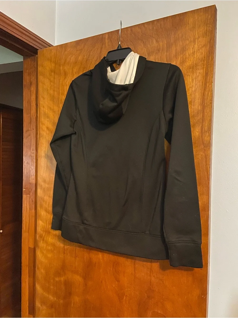 The North Face Black Pullover Hoodie with White Logo